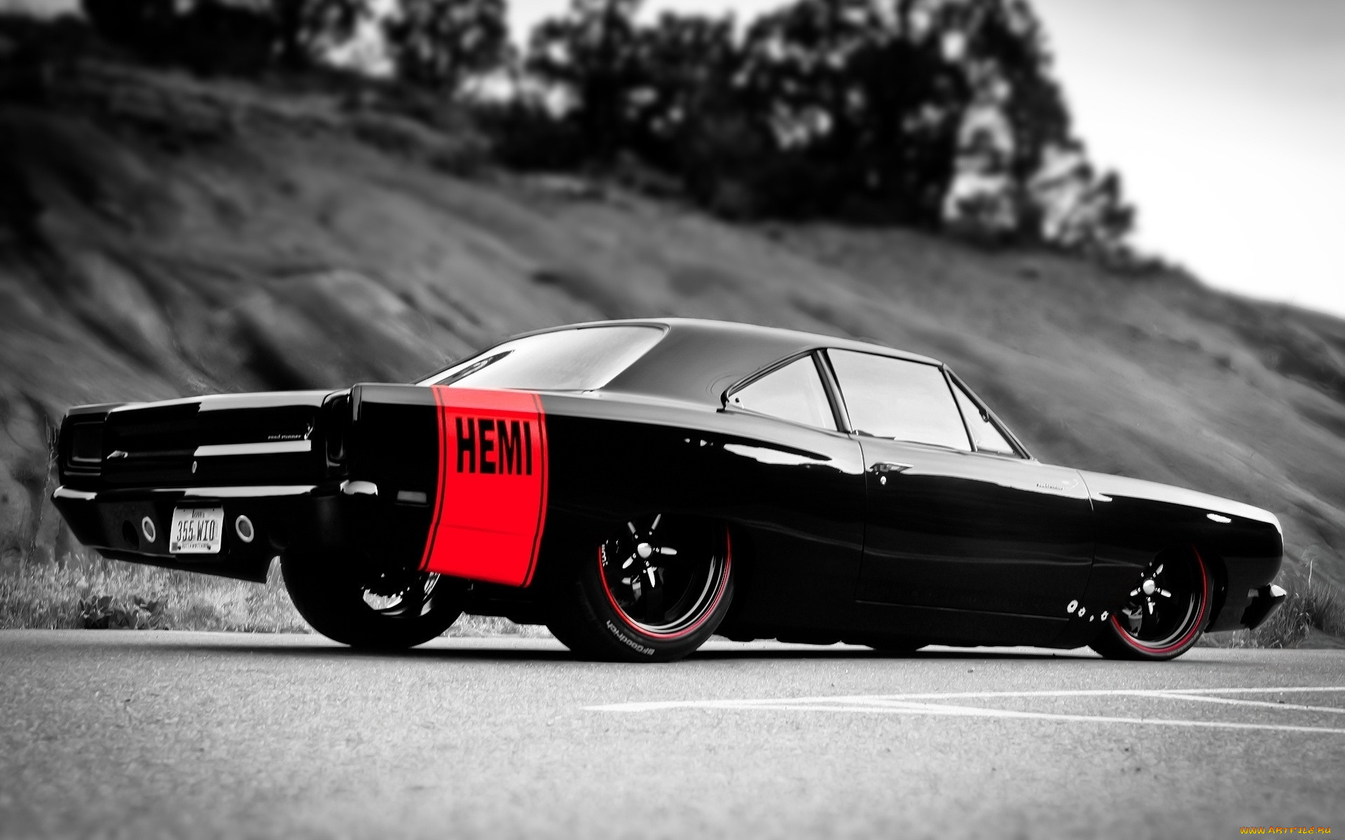 plymouth, , hemi, black, custom